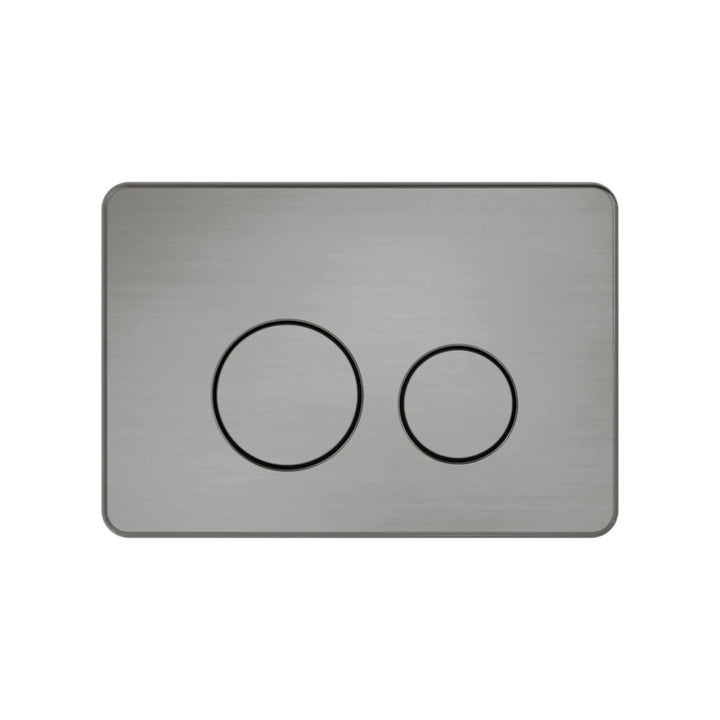 Nero In Wall Toilet Push Plate Graphite