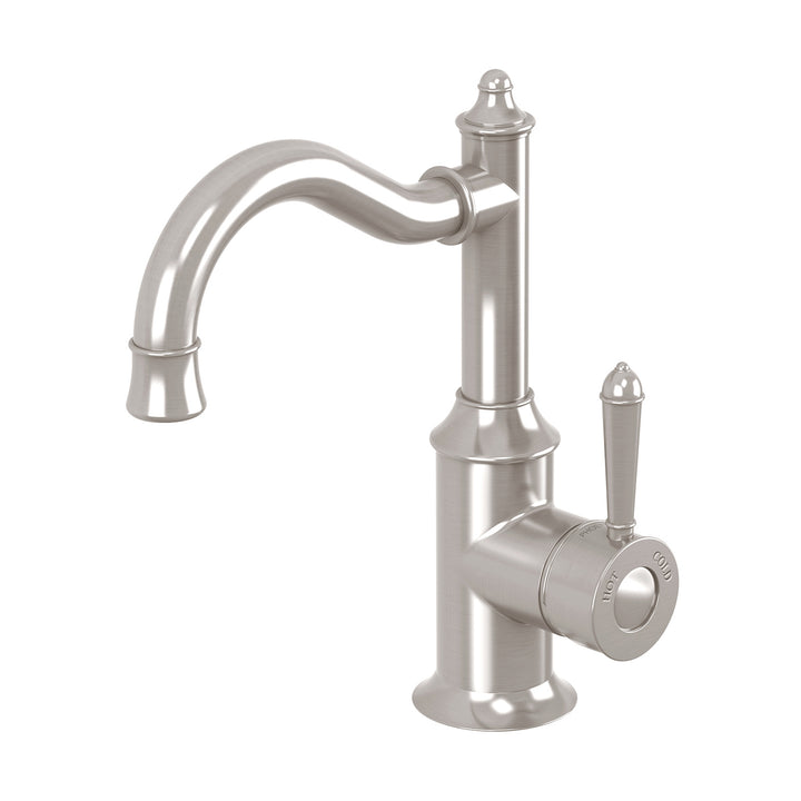 Phoenix Nostalgia Basin Mixer 160mm Shepherds Crook – Lead Free - Design 10