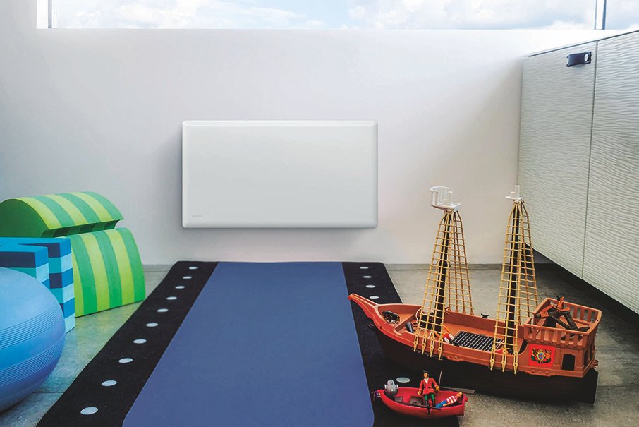 Nobo 1kW Panel Heater + Thermostat & Castors