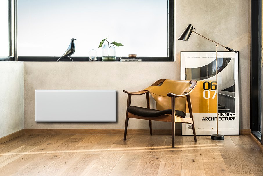 Nobo 1.5kW Panel Heater + Thermostat & Castors - Design 10