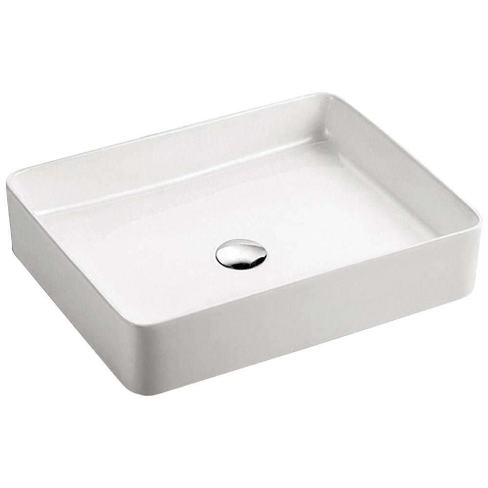 Fienza Luciana Ceramic Above Counter Basin - White - Design 10