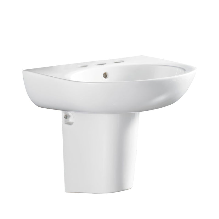 Fienza Stella Care Wall-Hung Basin + Integral Shroud Overflow 560mm x 440mm