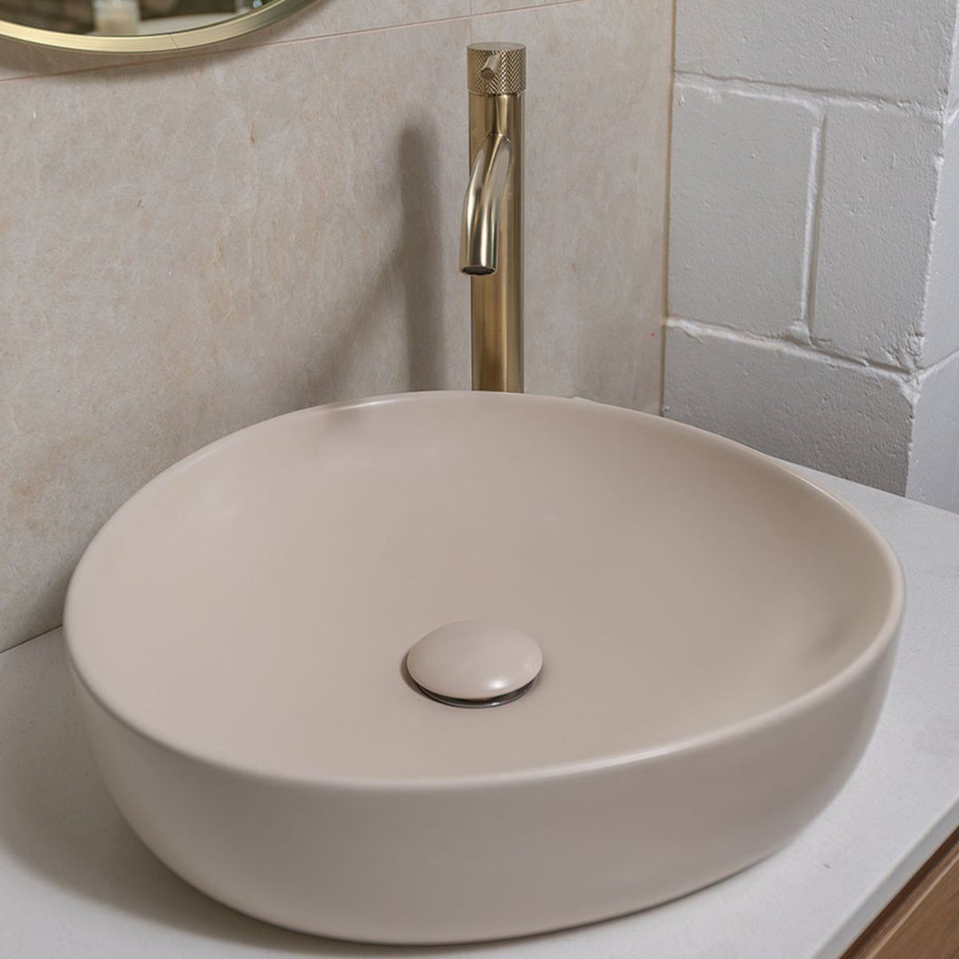 Fienza Pebble Above Counter Basin 400mm x 395mm