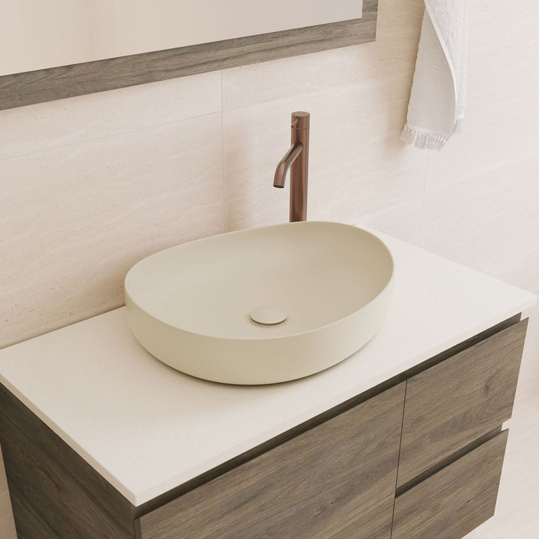 Fienza Pebble Above Counter Basin 500mm x 400mm