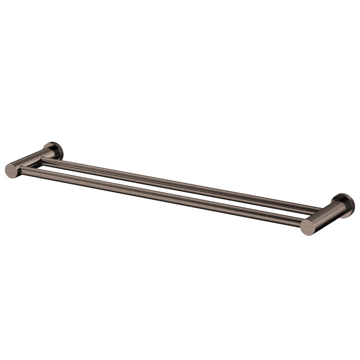 Vierra Double 60cm Towel Rail Dark Bronze / 60cm