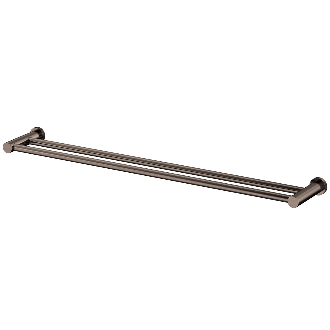 Vierra Double 80cm Towel Rail Dark Bronze / 80cm