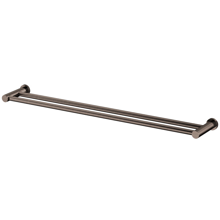 Vierra Double 80cm Towel Rail Dark Bronze / 80cm