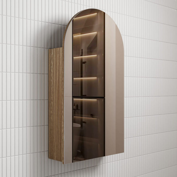 Aulic Canterbury Arch Shaving Cabinet 500 x 900mm - Design 10