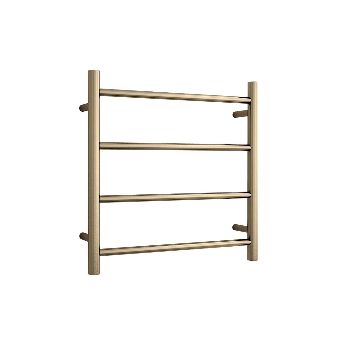 Thermorail Straight Round 4 Bar Heated Towel Ladder 550mm x 550mm