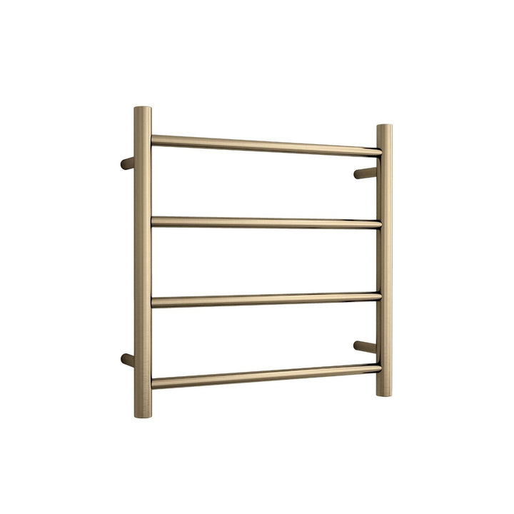 Thermorail Straight Round 4 Bar Heated Towel Ladder 550mm x 550mm