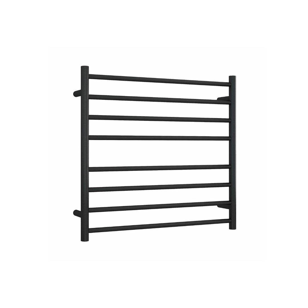 Thermorail Straight Round 8 Bar Heated Towel Ladder 750mm x 700mm