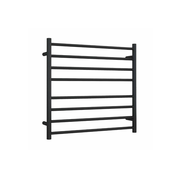 Thermorail Straight Round 8 Bar Heated Towel Ladder 750mm x 700mm