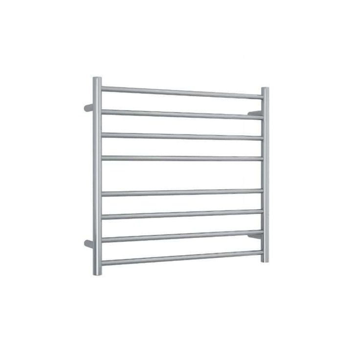 Thermorail Straight Round 8 Bar Heated Towel Ladder 750mm x 700mm