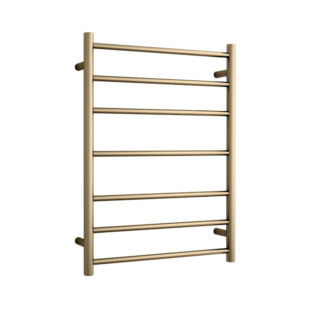 Thermorail Straight Round 7 Bar Heated Towel Ladder 600mm x 800mm