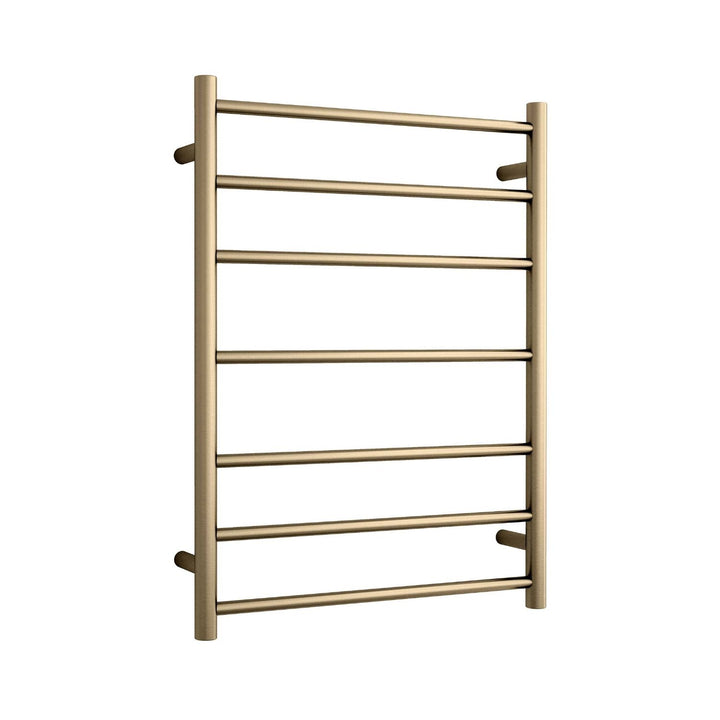 Thermorail Straight Round 7 Bar Heated Towel Ladder 600mm x 800mm