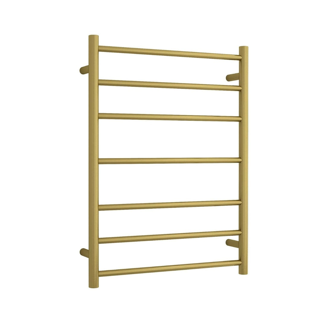 Thermorail Straight Round 7 Bar Heated Towel Ladder 600mm x 800mm