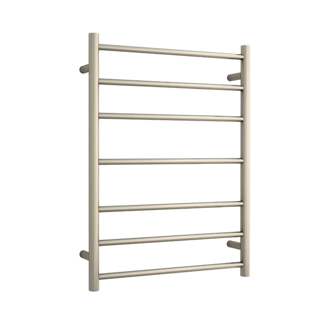 Thermorail Straight Round 7 Bar Heated Towel Ladder 600mm x 800mm
