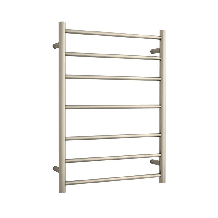 Thermorail Straight Round 7 Bar Heated Towel Ladder 600mm x 800mm