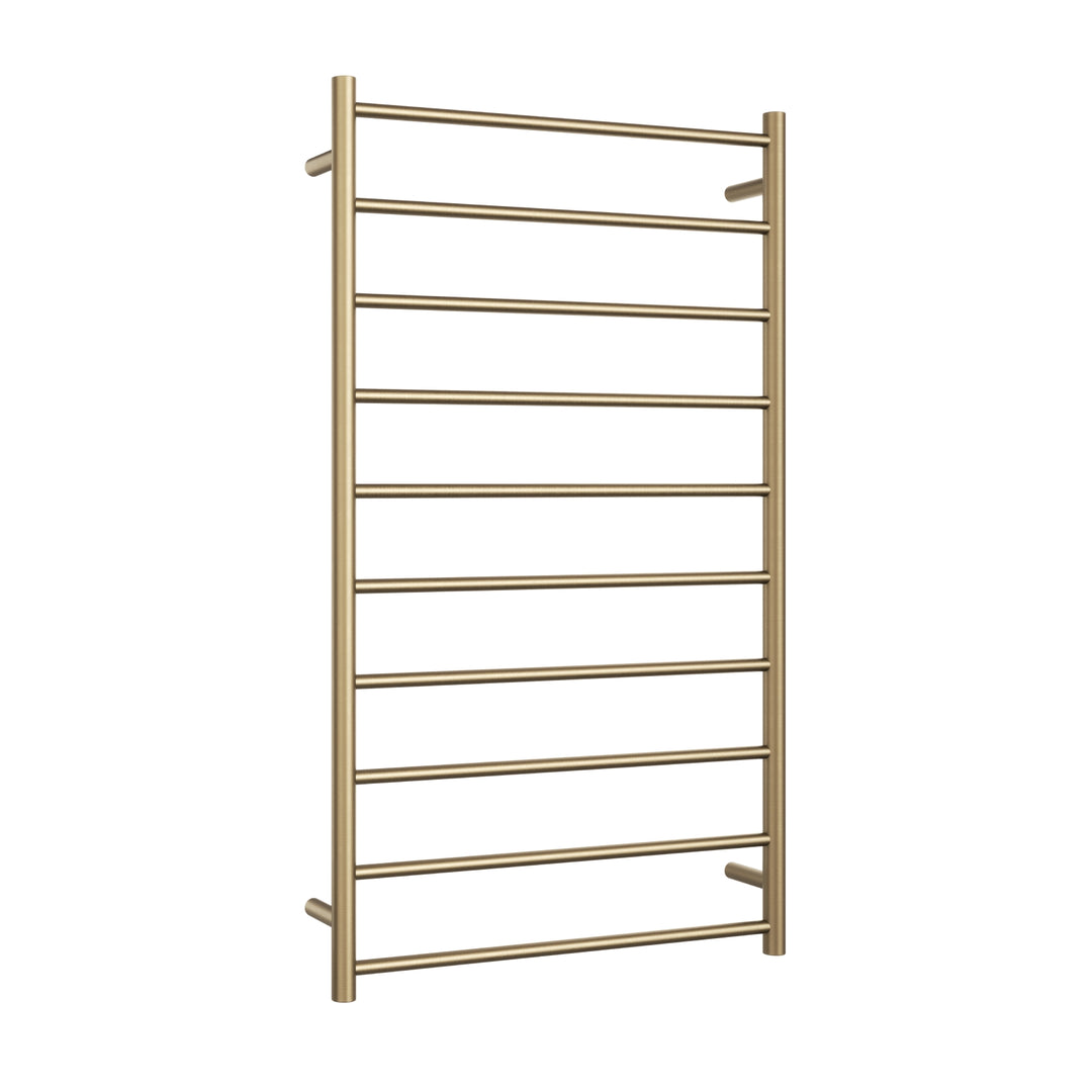 Thermorail Straight Round 10 Bar Heated Towel Ladder 700mm x 1200mm
