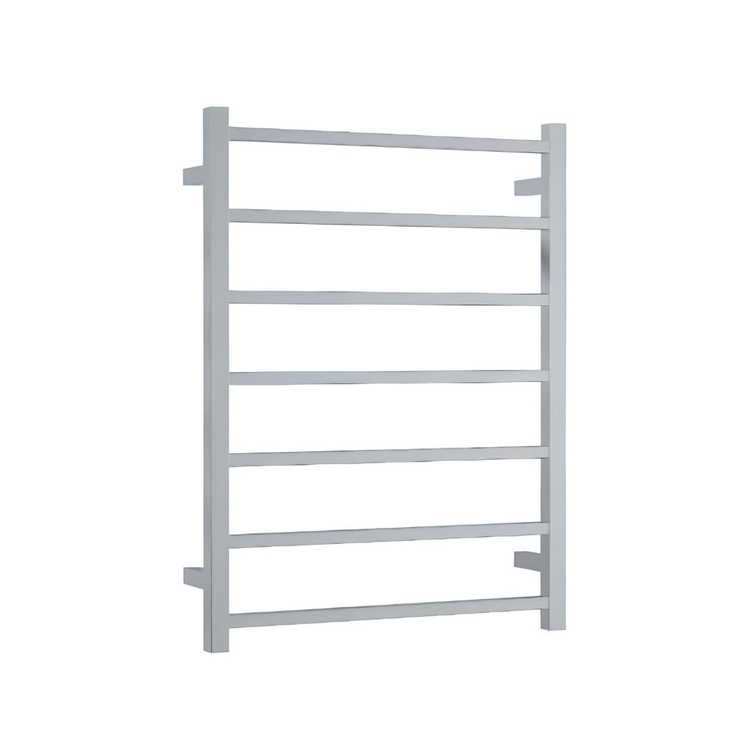Thermorail 12V Straight Square 7 Bar Heated Towel Ladder 600mm x 800mm