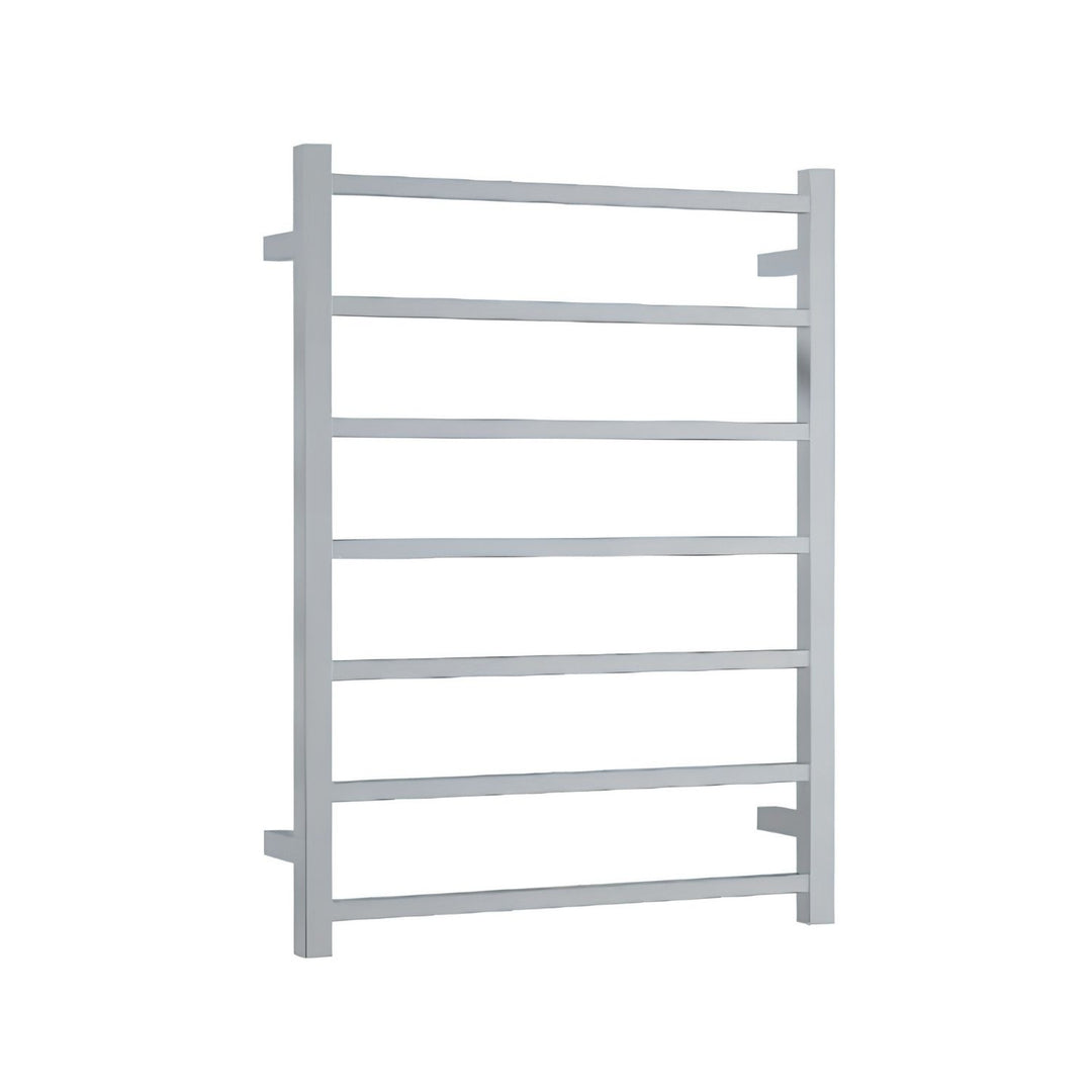 Thermorail Straight Square 7 Bar Heated Towel Ladder 600mm x 800mm