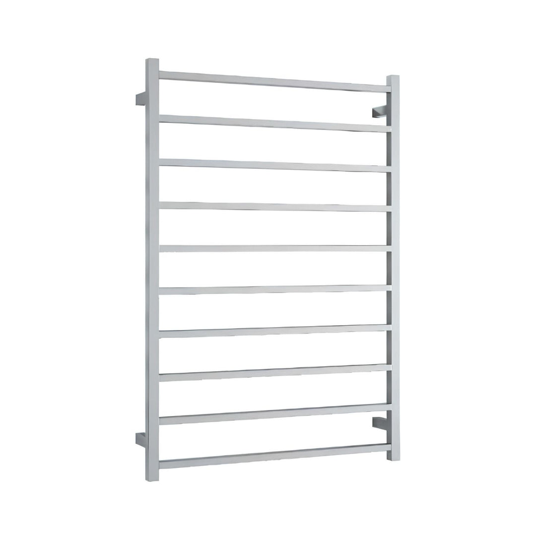 Thermorail Straight Square 10 Bar Heated Towel Ladder 800mm x 1160mm