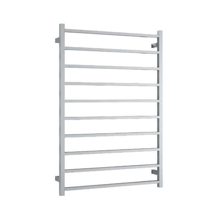 Thermorail Straight Square 10 Bar Heated Towel Ladder 800mm x 1160mm