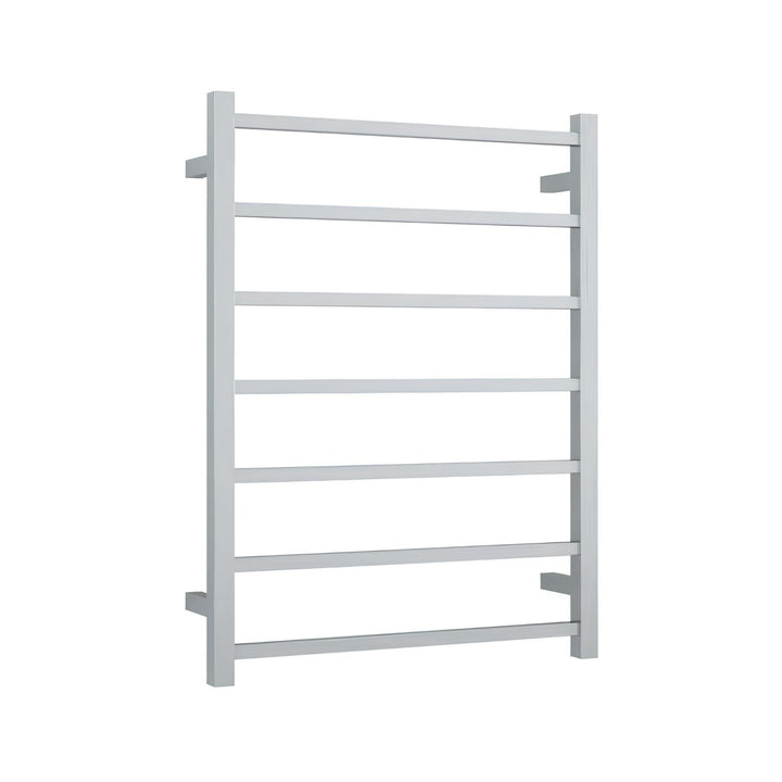 Thermorail Straight Square 7 Bar Heated Towel Ladder 600mm x 800mm