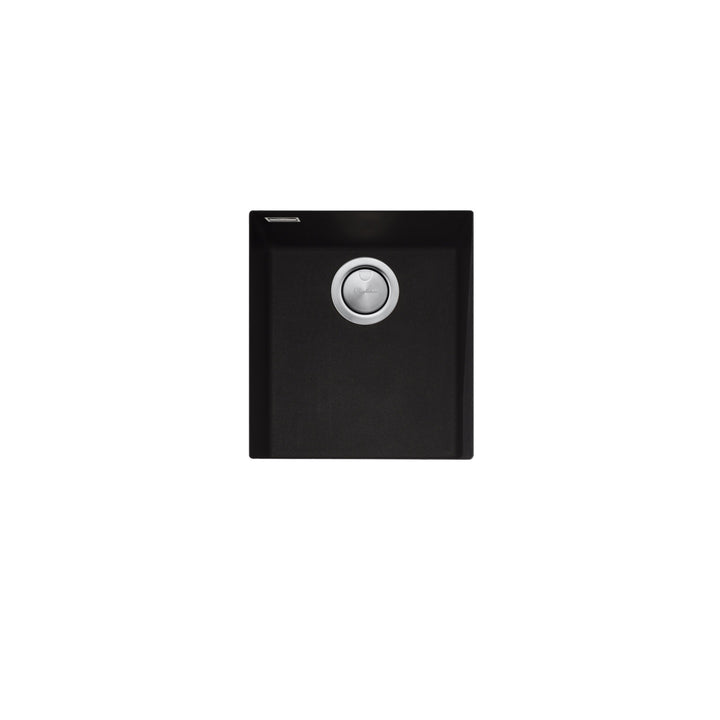 Oliveri Santorini Black Standard Bowl Undermount Sink