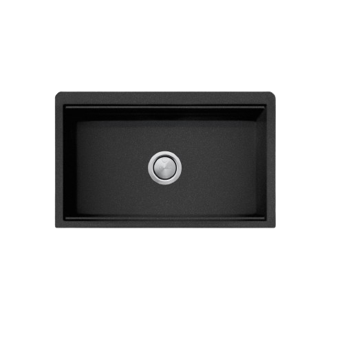 Oliveri Santorini Farmhouse Undermount Sink Black