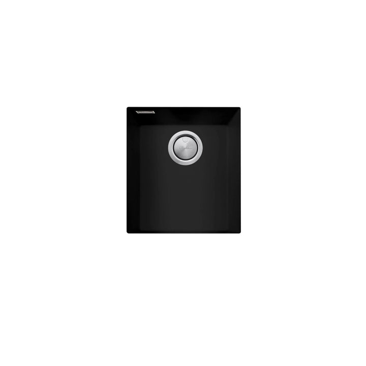 Oliveri Santorini Black Standard Bowl Undermount Sink