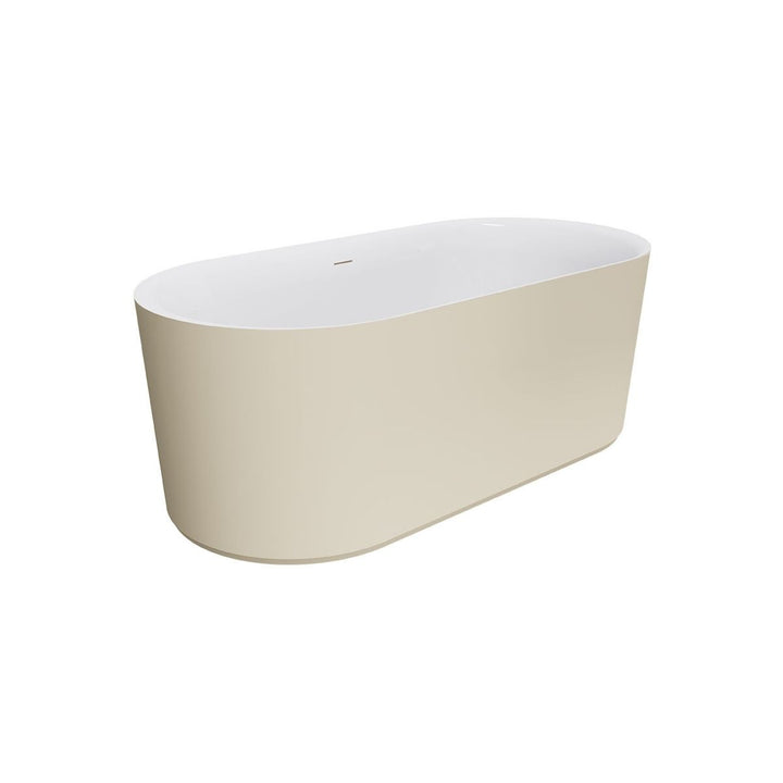 Fienza Empire Slim Solid Surface Freestanding Bath 1500mm
