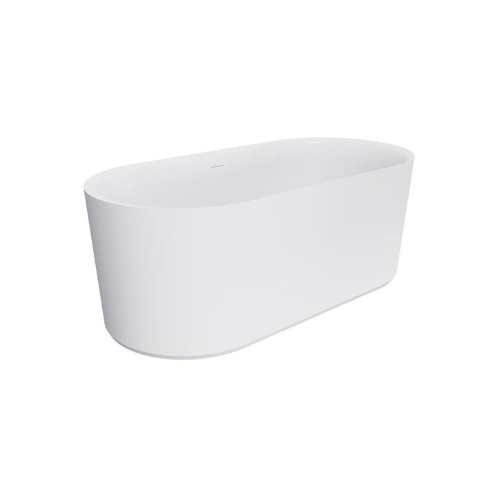 Fienza Empire Slim Solid Surface Freestanding Bath 1500mm