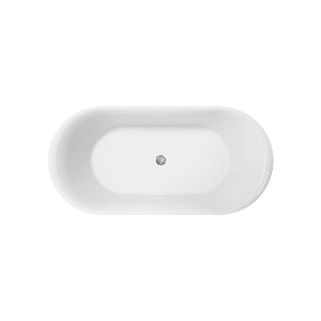 Fienza Empire Slim Solid Surface Freestanding Bath 1500mm
