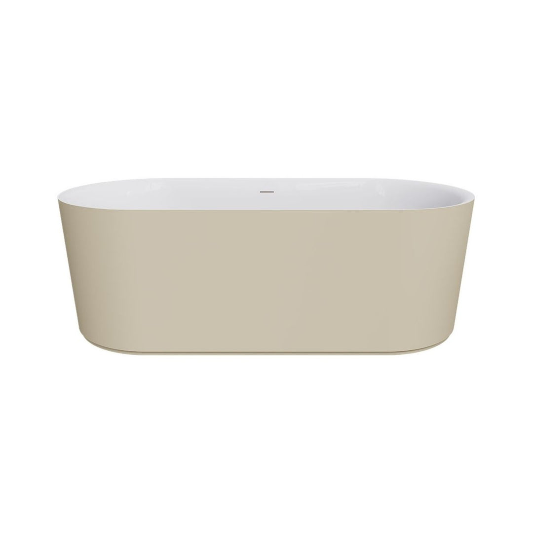 Fienza Empire Slim Solid Surface Freestanding Bath 1700mm