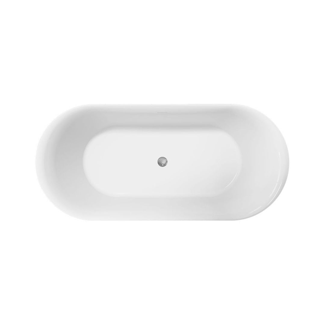 Fienza Empire Slim Solid Surface Freestanding Bath 1700mm