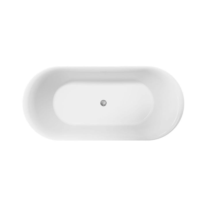 Fienza Empire Slim Solid Surface Freestanding Bath 1700mm