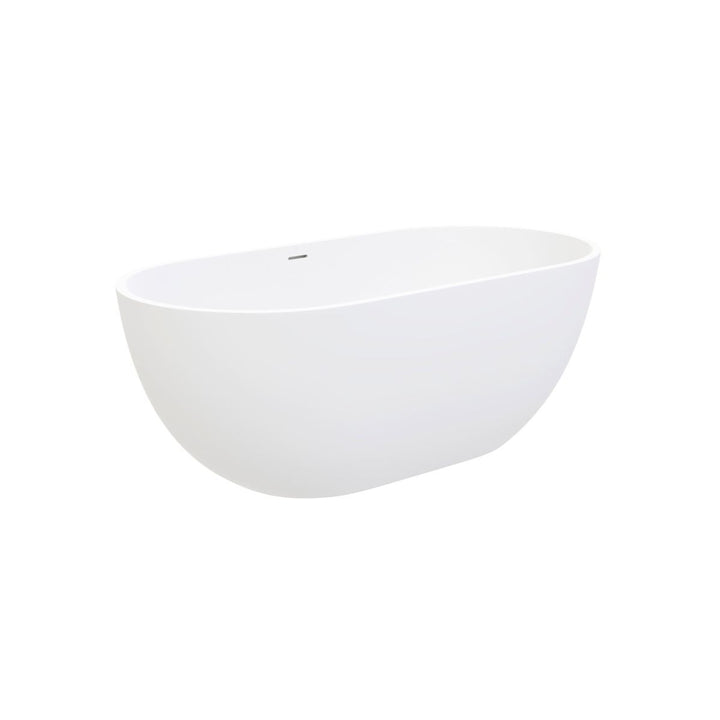 Fienza Nero Cast Stone Solid Surface Bath