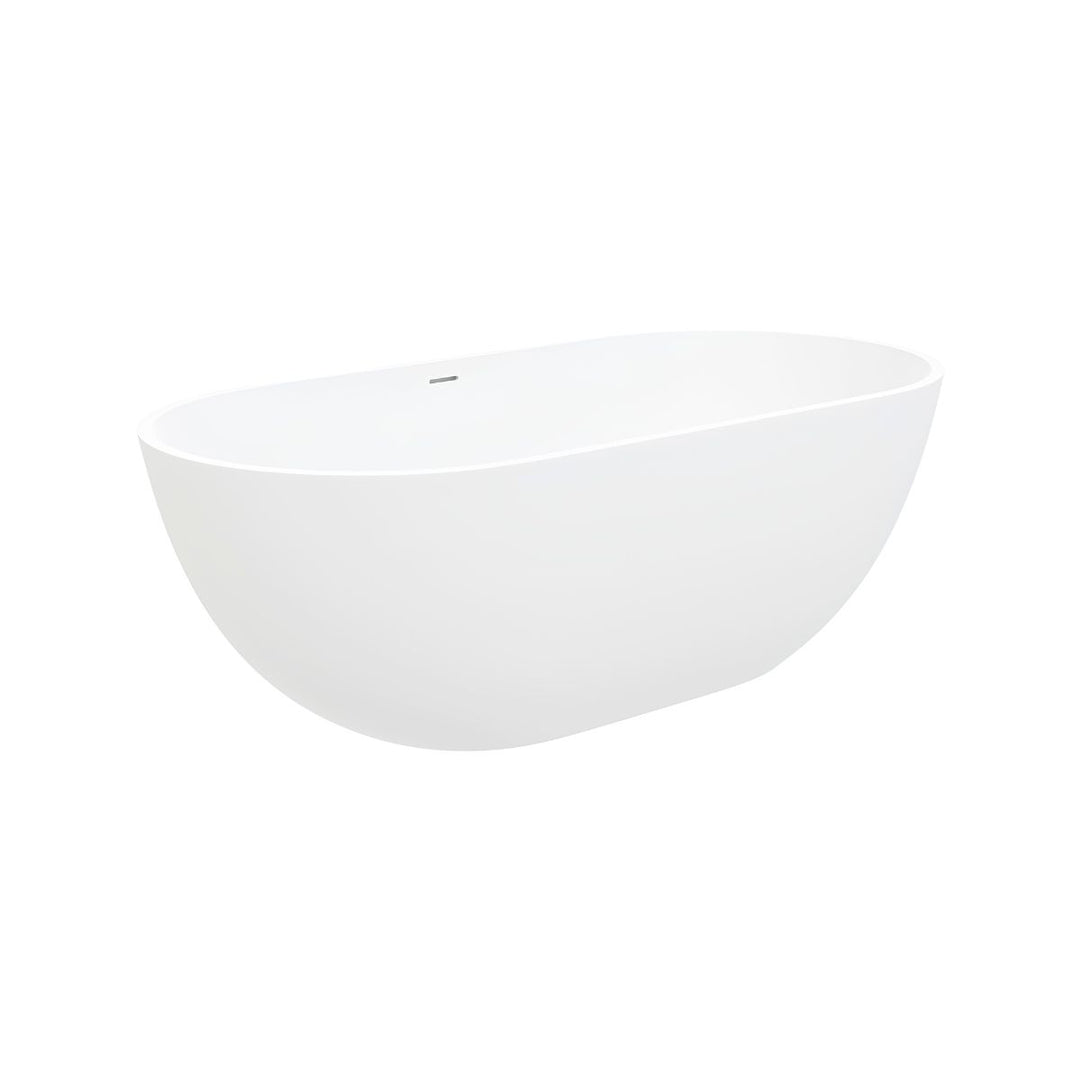 Fienza Nero Cast Stone Solid Surface Bath