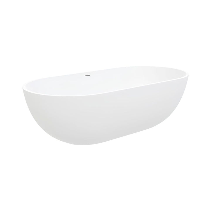 Fienza Nero Cast Stone Solid Surface Bath