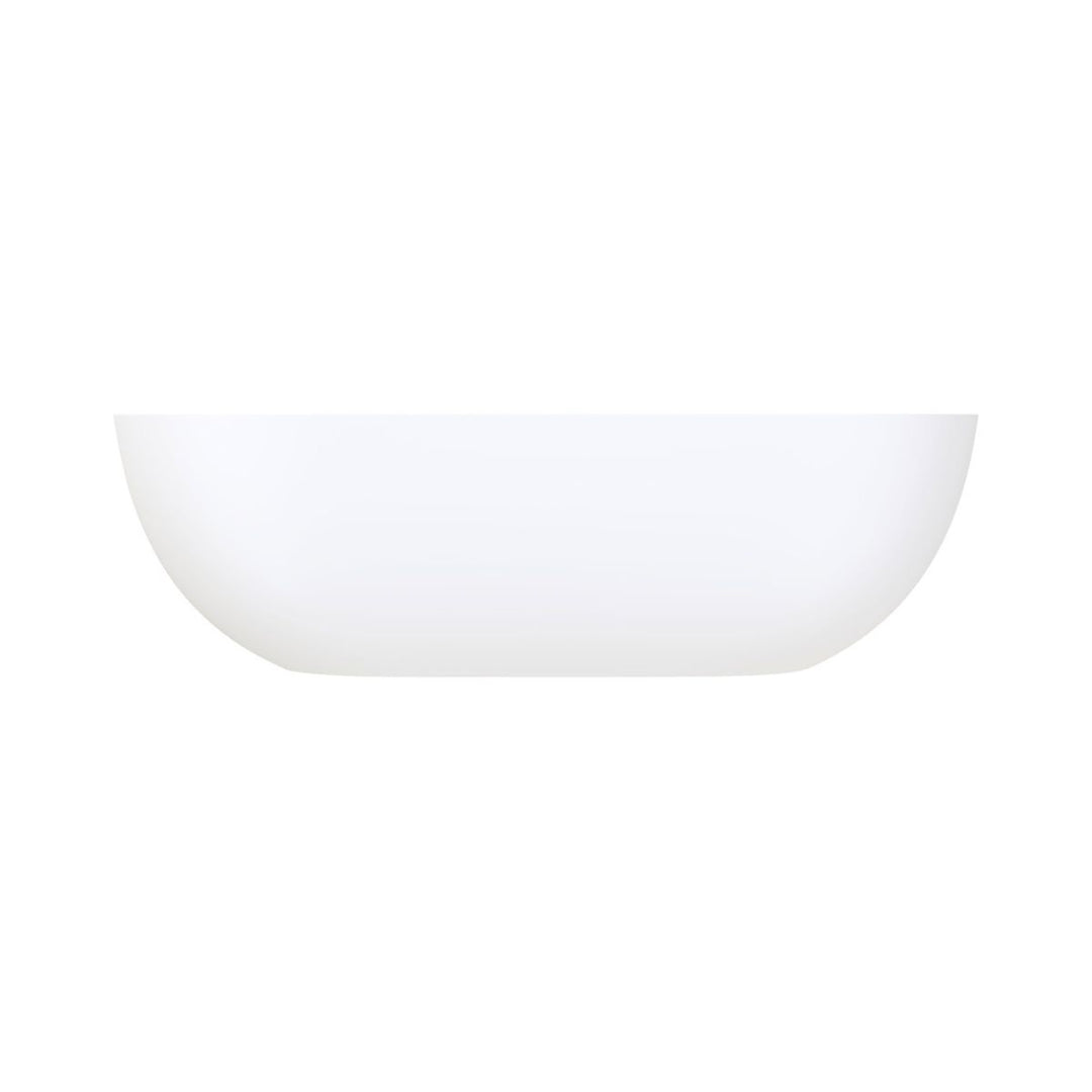 Fienza Nero Cast Stone Solid Surface Bath