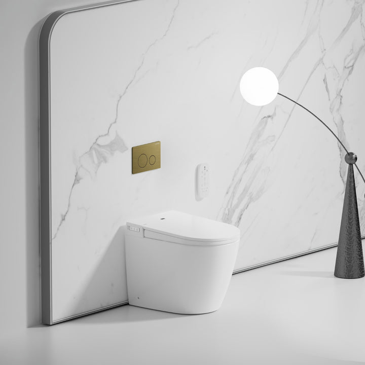 Lafeme Crawford Rimless Floor Standing Smart Toilet - Design 10