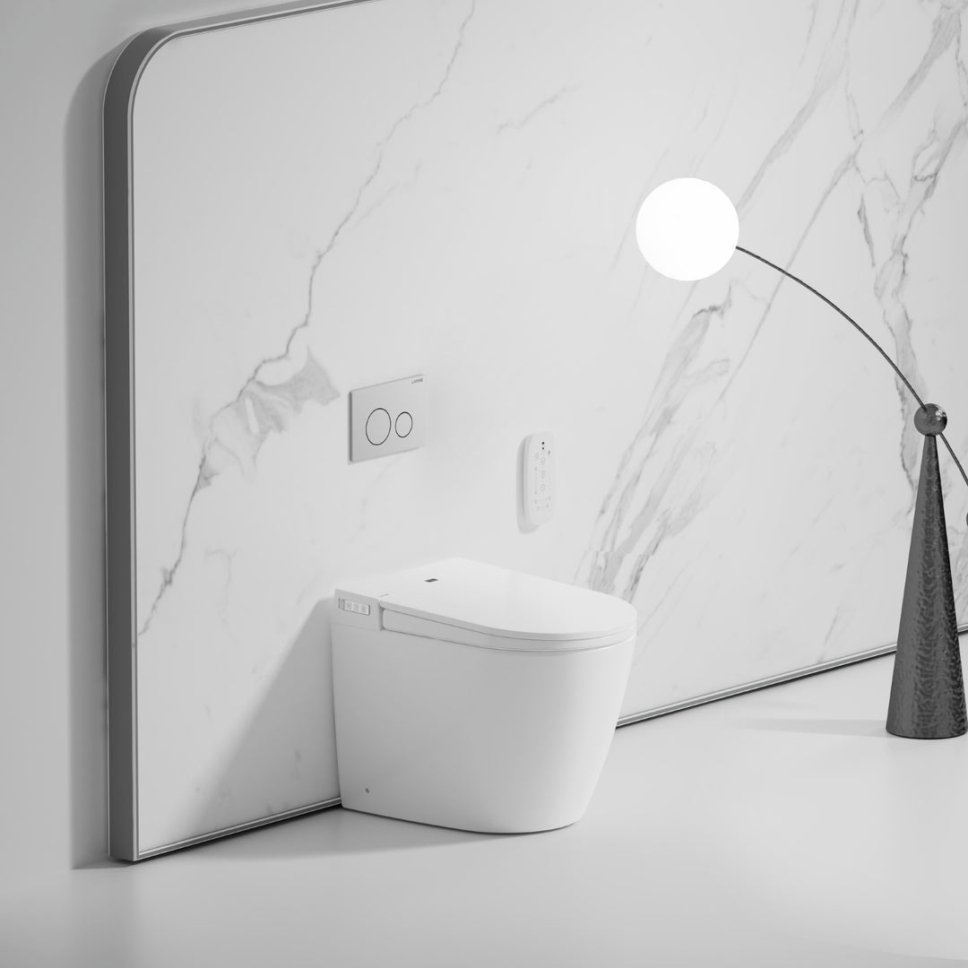 Lafeme Crawford Rimless Floor Standing Smart Toilet - Design 10