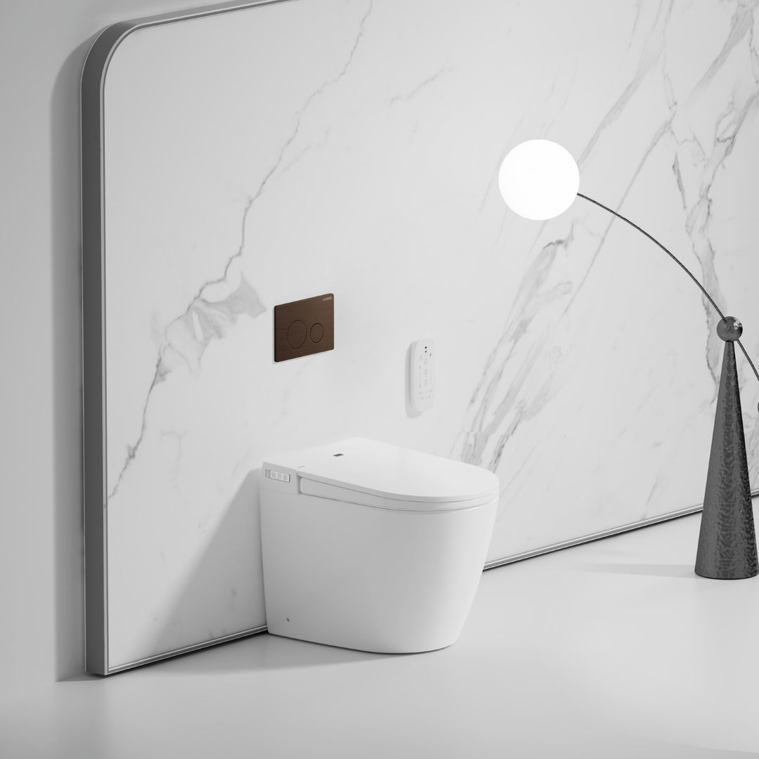 Lafeme Crawford Rimless Floor Standing Smart Toilet - Design 10