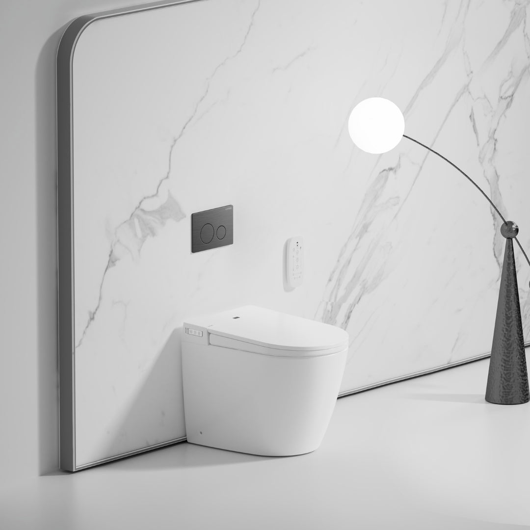 Lafeme Crawford Rimless Floor Standing Smart Toilet - Design 10