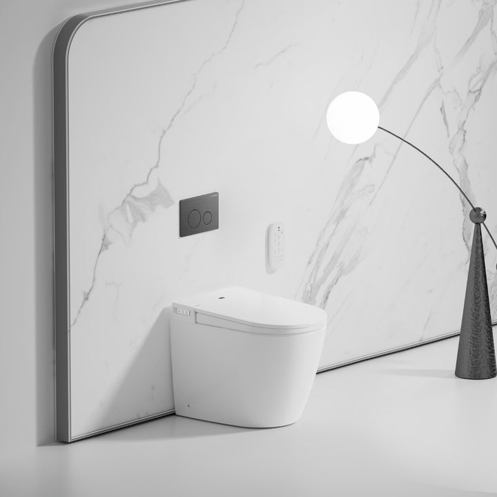 Lafeme Crawford Rimless Floor Standing Smart Toilet - Design 10