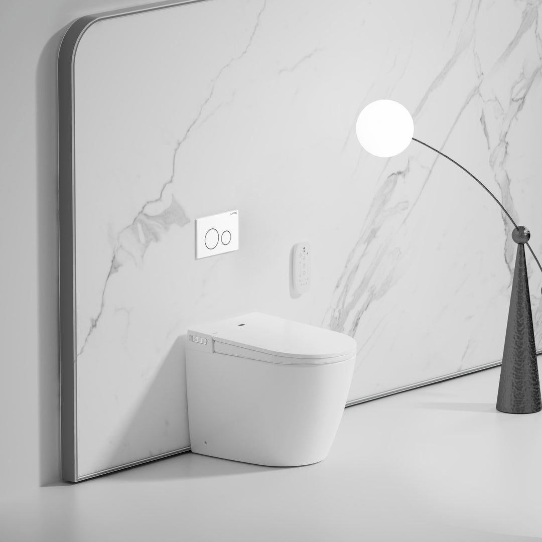 Lafeme Crawford Rimless Floor Standing Smart Toilet - Design 10