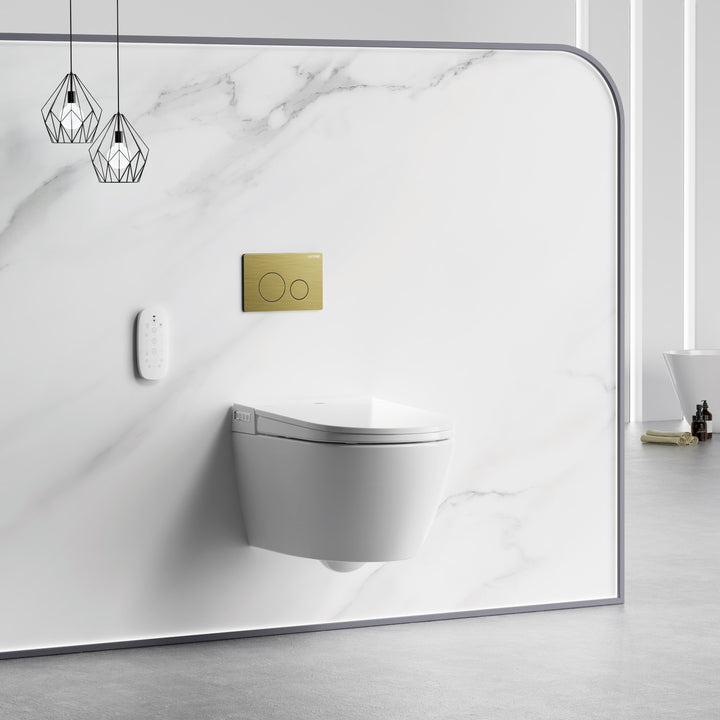 Lafeme Sesto Rimless Wall Hung Smart Toilet - Design 10