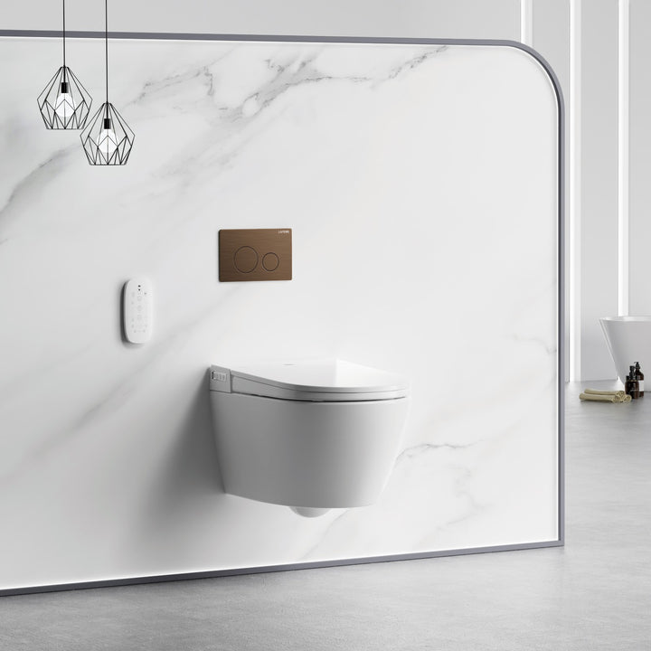 Lafeme Sesto Rimless Wall Hung Smart Toilet - Design 10