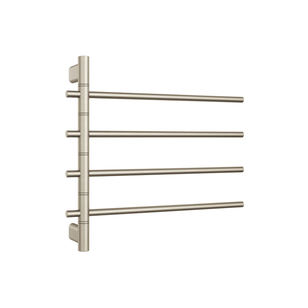 Thermorail Straight Round 4 Bar Swivel Heated Towel Ladder 595m x 540mm